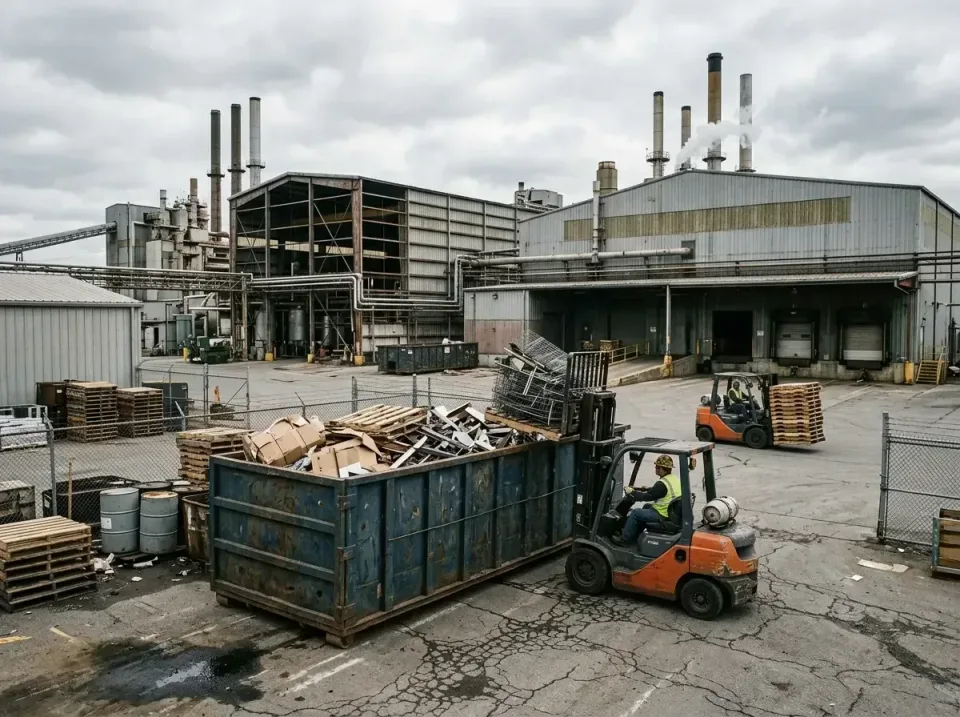 industrial-factory-scrap-conta-003 — frequently asked questions, Cheap Roll-off Dumpster Rentals in Linden, MI